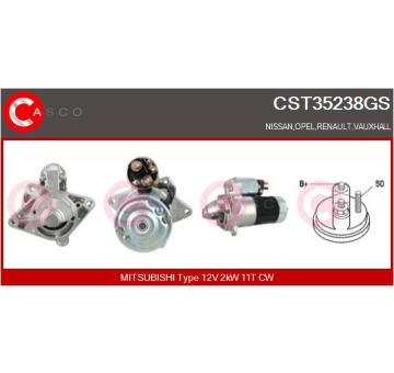 Alternátor CASCO CAL40157AS