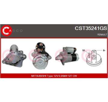 Alternátor CASCO CAL40168AS