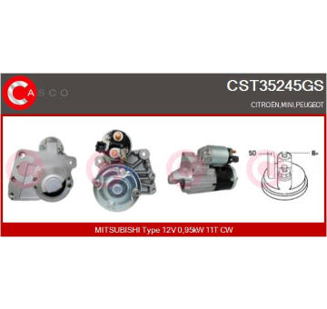 Snímač množství protékajícího vzduchu CASCO CAM70001AS