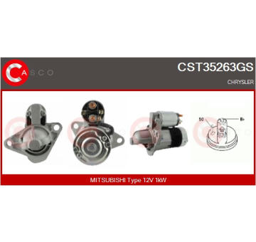 Vinuta pruzina, airbag CASCO CCC78025GS
