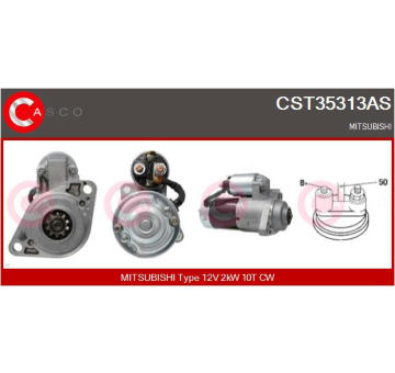 Snímač množství protékajícího vzduchu CASCO CAM74000AS