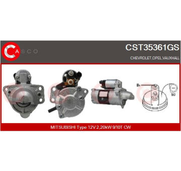 Spínač, zvedací zařízení oken CASCO CWR71000AS