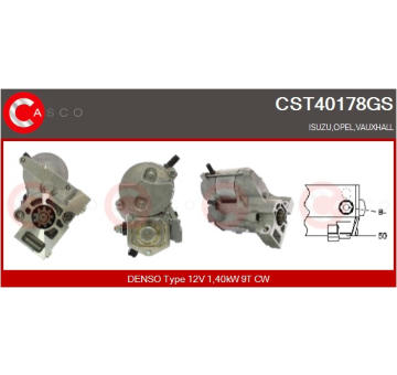 Alternátor CASCO CAL32113AS