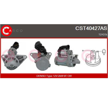 Elektromotor vetráka chladiča CASCO CEF72023GS