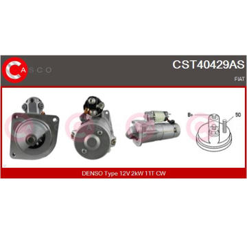 Elektromotor vetráka chladiča CASCO CEF72026AS