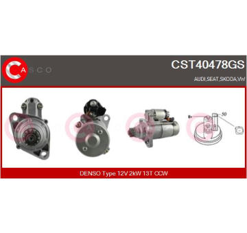 Startér CASCO CST40478GS