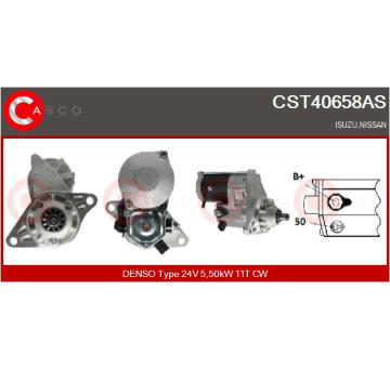 Elektromagnetický spínač, startér CASCO CSO10124AS