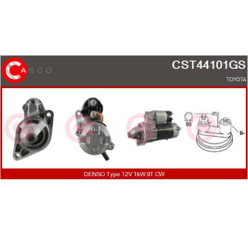 Rotor żtartéra CASCO CAR30077AS