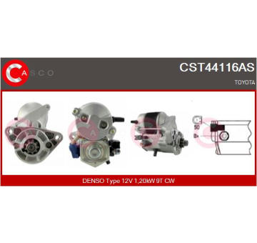Elektromagnetický spínač, startér CASCO CSO10173AS