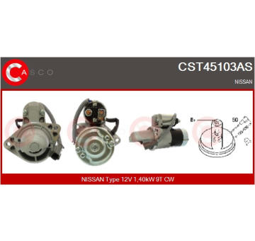 Startér CASCO CST45102AS