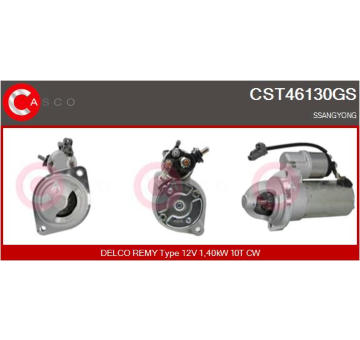 Elektromagnetický spínač, startér CASCO CSO10601AS