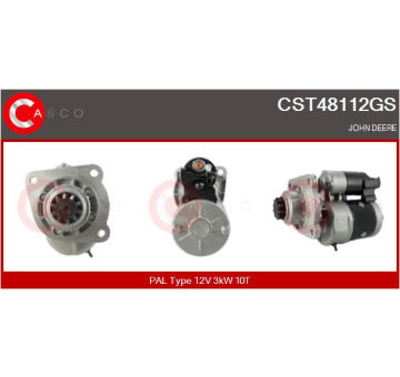 Elektromagnetický spínač, startér CASCO CSO10631AS