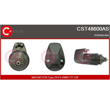 Elektromotor vetráka chladiča CASCO CEF80007GS