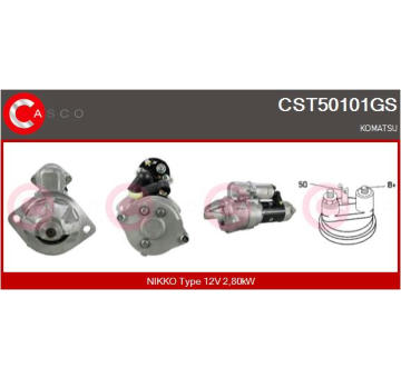 Zámek řízení CASCO CLO73010AS