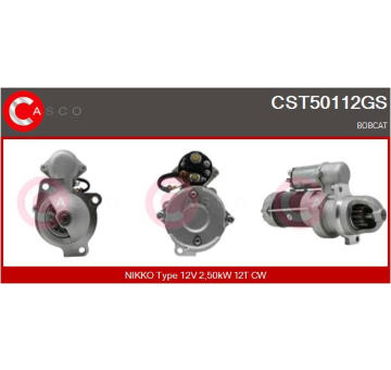 Elektromagnetický spínač, startér CASCO CSO10647GS