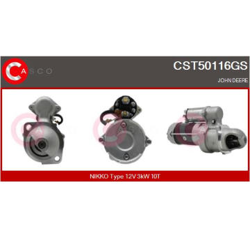 Elektromagnetický spínač, startér CASCO CSO10651AS