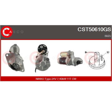 Elektromagnetický spínač, startér CASCO CSO15101GS