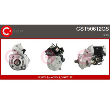 Elektromagnetický spínač, startér CASCO CSO15104AS