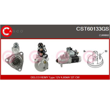 Elektromagnetický spínač, startér CASCO CSO20101AS