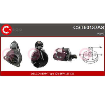 Elektromagnetický spínač, startér CASCO CSO20107AS