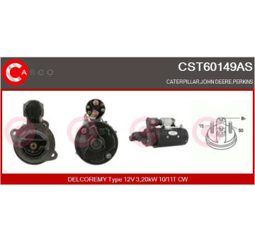 Elektromagnetický spínač, startér CASCO CSO20120AS