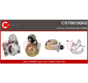 Elektromagnetický spínač, startér CASCO CSO20121AS