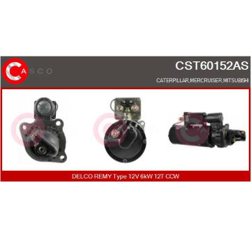 Elektromagnetický spínač, startér CASCO CSO20124AS