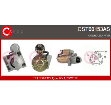 Elektromagnetický spínač, startér CASCO CSO20125AS