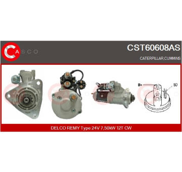 Alternátor CASCO CAL10120AS