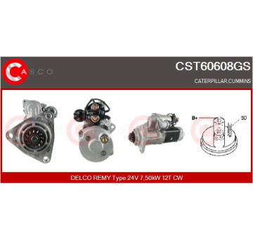 Elektromagnetický spínač, startér CASCO CSO30102AS