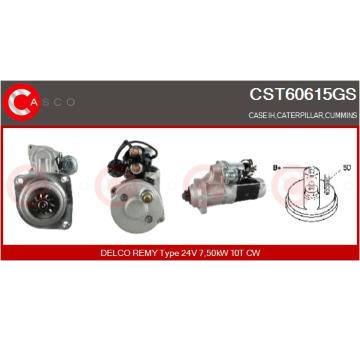 Alternátor CASCO CAL10132AS