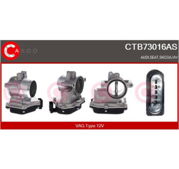 Odpor vnútorného ventilátora CASCO CRS73001AS