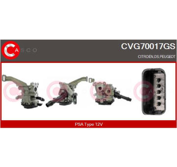 Hydraulické čerpadlo, řízení CASCO CSP81111AS