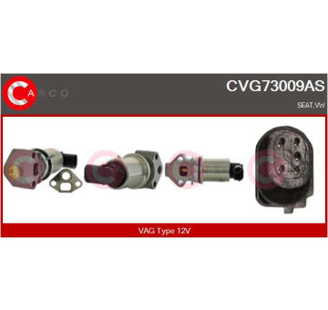 Elektromagnetický spínač pre żtartér CASCO CSO20125AS