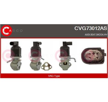 AGR-Ventil CASCO CVG73012AS