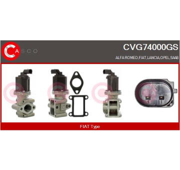 AGR - Ventil CASCO CVG74000GS