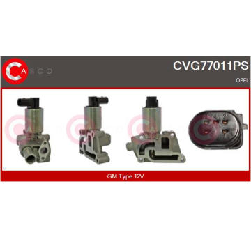 Hrdlo škrticí klapky CASCO CTB71006GS