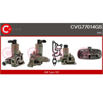 Hrdlo škrticí klapky CASCO CTB71021AS