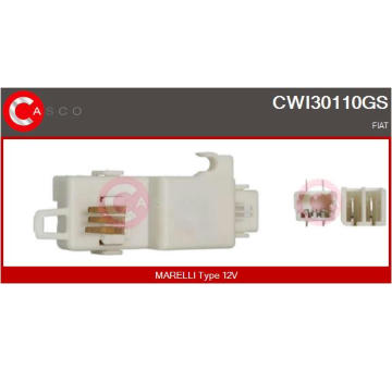 Hrdlo škrticí klapky CASCO CTB77022AS