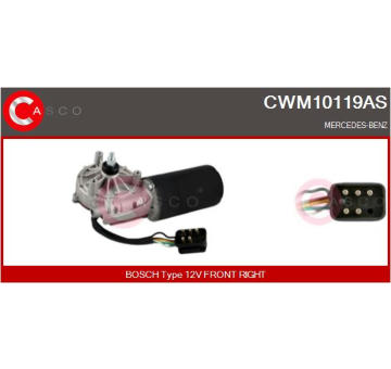 Motor stěračů CASCO CWM10119AS