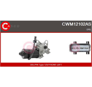 Motor stěračů CASCO CWM12102AS
