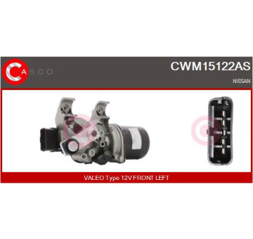 Motor stěračů CASCO CWM15122AS