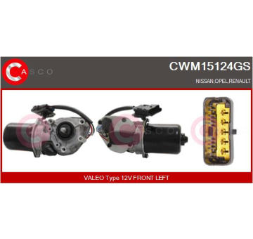 Motor stěračů CASCO CWM15124GS