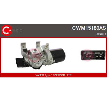 Motor stieračov CASCO CWM15180AS