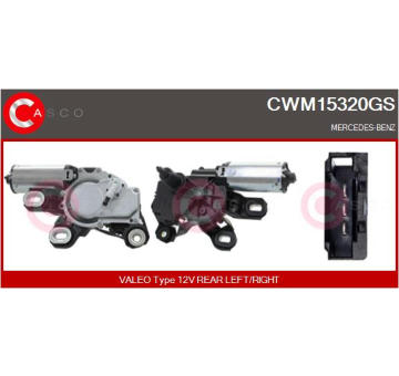 Motor stěračů CASCO CWM15320GS