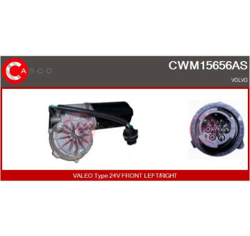 Motor stěračů CASCO CWM15656AS