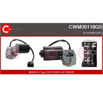 Motor stěračů CASCO CWM30118GS