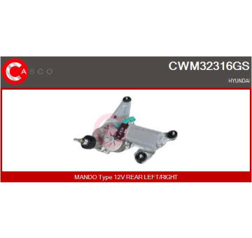 Motor stieračov CASCO CWM15382GS