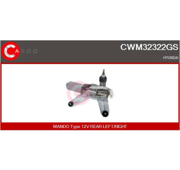 Motor stieračov CASCO CWM15388GS