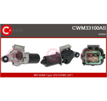 Motor stieračov CASCO CWM15396GS